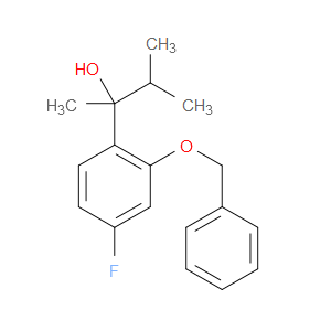 2-(2-(benzyloxy)-4-fluorophenyl)-3-methylbutan-2-ol