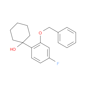 1-(2-(benzyloxy)-4-fluorophenyl)cyclohexanol