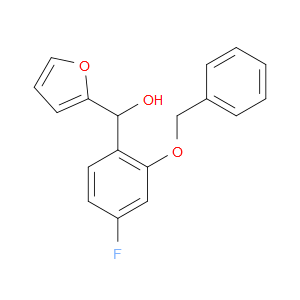(2-(benzyloxy)-4-fluorophenyl)(furan-2-yl)methanol