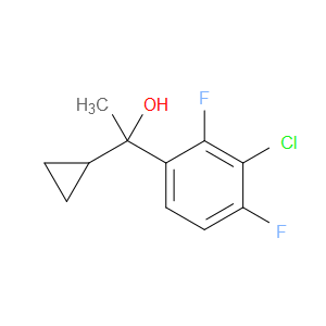 1-(3-chloro-2,4-difluorophenyl)-1-cyclopropylethanol