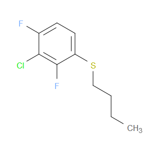 butyl(3-chloro-2,4-difluorophenyl)sulfane