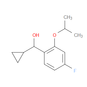 cyclopropyl(4-fluoro-2-isopropoxyphenyl)methanol
