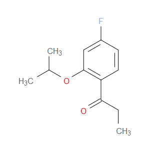 1-(4-fluoro-2-isopropoxyphenyl)propan-1-one