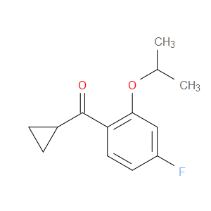 cyclopropyl(4-fluoro-2-isopropoxyphenyl)methanone