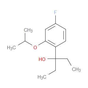 3-(4-fluoro-2-isopropoxyphenyl)pentan-3-ol