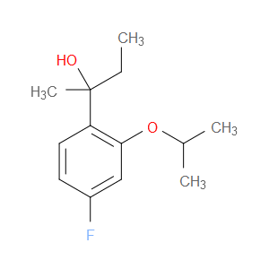 2-(4-fluoro-2-isopropoxyphenyl)butan-2-ol