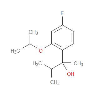 2-(4-fluoro-2-isopropoxyphenyl)-3-methylbutan-2-ol