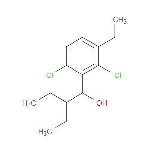 1-(2,6-dichloro-3-ethylphenyl)-2-ethylbutan-1-ol
