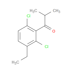 1-(2,6-dichloro-3-ethylphenyl)-2-methylpropan-1-one