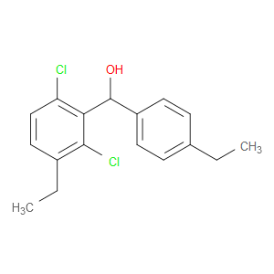 (2,6-dichloro-3-ethylphenyl)(4-ethylphenyl)methanol