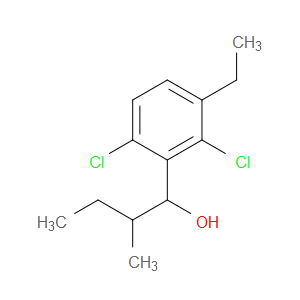 1-(2,6-dichloro-3-ethylphenyl)-2-methylbutan-1-ol