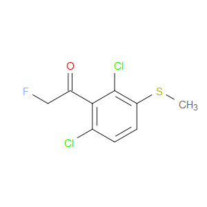 1-(2,6-dichloro-3-(methylthio)phenyl)-2-fluoroethanone