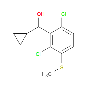 cyclopropyl(2,6-dichloro-3-(methylthio)phenyl)methanol