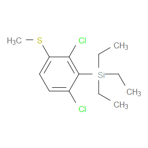 (2,6-dichloro-3-(methylthio)phenyl)triethylsilane