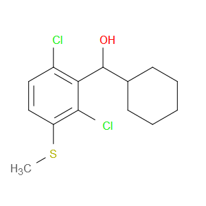 cyclohexyl(2,6-dichloro-3-(methylthio)phenyl)methanol