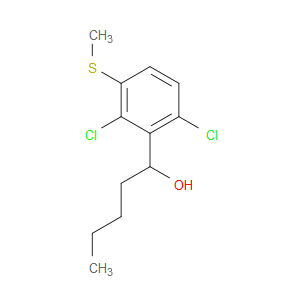 1-(2,6-dichloro-3-(methylthio)phenyl)pentan-1-ol
