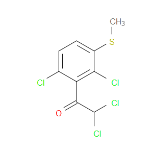2,2-dichloro-1-(2,6-dichloro-3-(methylthio)phenyl)ethanone