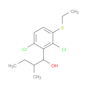 1-(2,6-dichloro-3-(ethylthio)phenyl)-2-methylbutan-1-ol