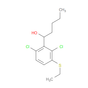 1-(2,6-dichloro-3-(ethylthio)phenyl)pentan-1-ol
