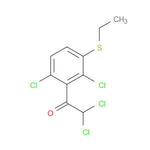 2,2-dichloro-1-(2,6-dichloro-3-(ethylthio)phenyl)ethanone