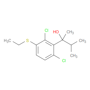 2-(2,6-dichloro-3-(ethylthio)phenyl)-3-methylbutan-2-ol