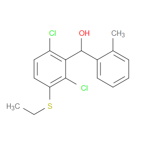 (2,6-dichloro-3-(ethylthio)phenyl)(o-tolyl)methanol