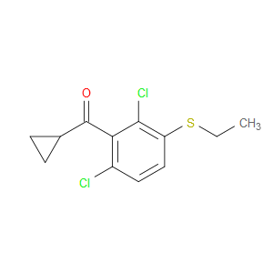 cyclopropyl(2,6-dichloro-3-(ethylthio)phenyl)methanone