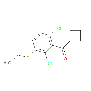 cyclobutyl(2,6-dichloro-3-(ethylthio)phenyl)methanone