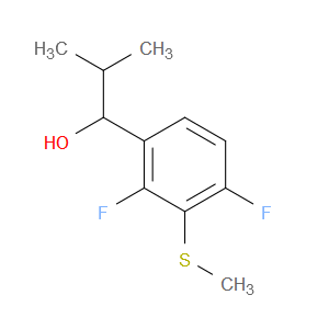 1-(2,4-difluoro-3-(methylthio)phenyl)-2-methylpropan-1-ol