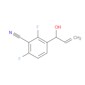 2,6-difluoro-3-(1-hydroxyallyl)benzonitrile