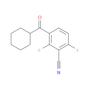 3-(cyclohexanecarbonyl)-2,6-difluorobenzonitrile