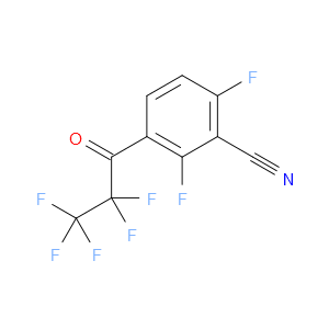 2,6-difluoro-3-(2,2,3,3,3-pentafluoropropanoyl)benzonitrile