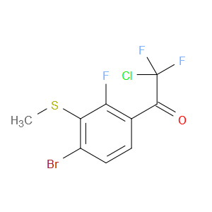1-(4-bromo-2-fluoro-3-(methylthio)phenyl)-2-chloro-2,2-difluoroethanone