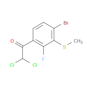 1-(4-bromo-2-fluoro-3-(methylthio)phenyl)-2,2-dichloroethanone