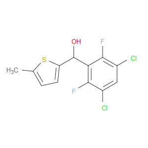(3,5-dichloro-2,6-difluorophenyl)(5-methylthiophen-2-yl)methanol