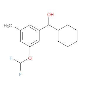 cyclohexyl(3-(difluoromethoxy)-5-methylphenyl)methanol