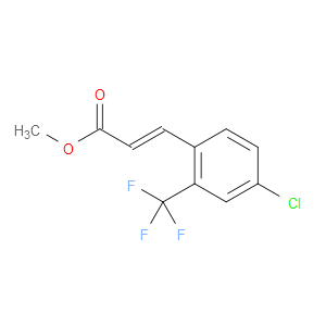 (E)-methyl 3-(4-chloro-2-(trifluoromethyl)phenyl)acrylate