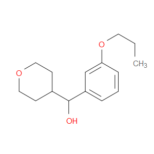 Tetrahydro-α-(3-propoxyphenyl)-2H-pyran-4-methanol