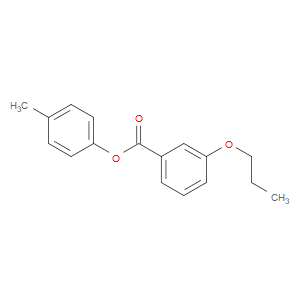 Benzoic acid, 3-propoxy-, 4-methylphenyl ester