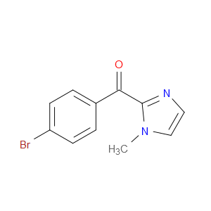 (4-bromophenyl)(1-methyl-1H-imidazol-2-yl)methanone