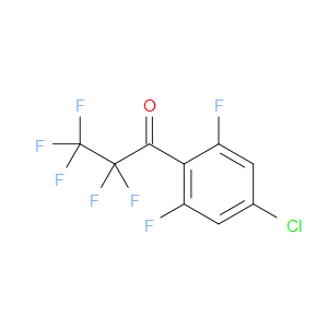 1-(4-chloro-2,6-difluorophenyl)-2,2,3,3,3-pentafluoropropan-1-one
