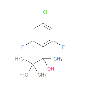 2-(4-chloro-2,6-difluorophenyl)-3,3-dimethylbutan-2-ol