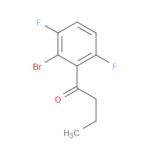 1-(2-bromo-3,6-difluorophenyl)butan-1-one