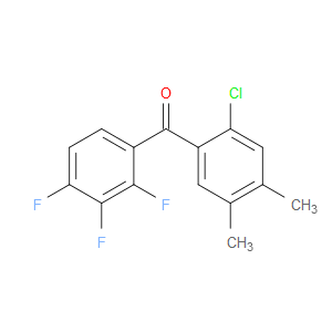 Methanone, (2-chloro-4,5-dimethylphenyl)(2,3,4-trifluorophenyl)-