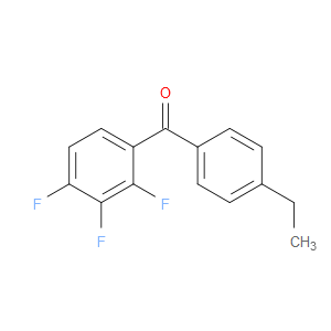 Methanone, (4-ethylphenyl)(2,3,4-trifluorophenyl)-
