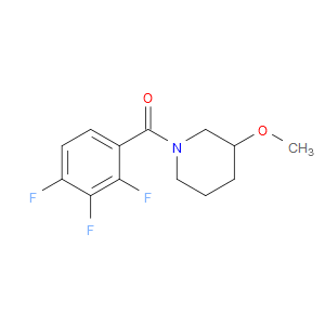 Methanone, (3-methoxy-1-piperidinyl)(2,3,4-trifluorophenyl)-