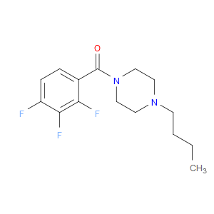 (4-Butyl-1-piperazinyl)(2,3,4-trifluorophenyl)methanone