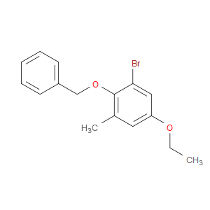 2-(benzyloxy)-1-bromo-5-ethoxy-3-methylbenzene
