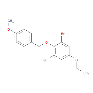 1-bromo-5-ethoxy-2-((4-methoxybenzyl)oxy)-3-methylbenzene