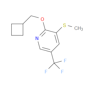 2-(cyclobutylmethoxy)-3-(methylthio)-5-(trifluoromethyl)pyridine